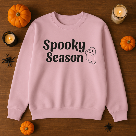 Spooky Season Sweatshirt – Cozy Halloween Crewneck – Fall Graphic Sweatshirt