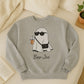 Boo-Jee Ghost Sweatshirt – Funny Halloween Crewneck, Cozy Fall Sweater, Aesthetic Spooky Season Pullover for Women & Men