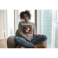 Cozy Ghost Reading Sweatshirt – Halloween Fall Crewneck | Cute Spooky Book Lover Pullover