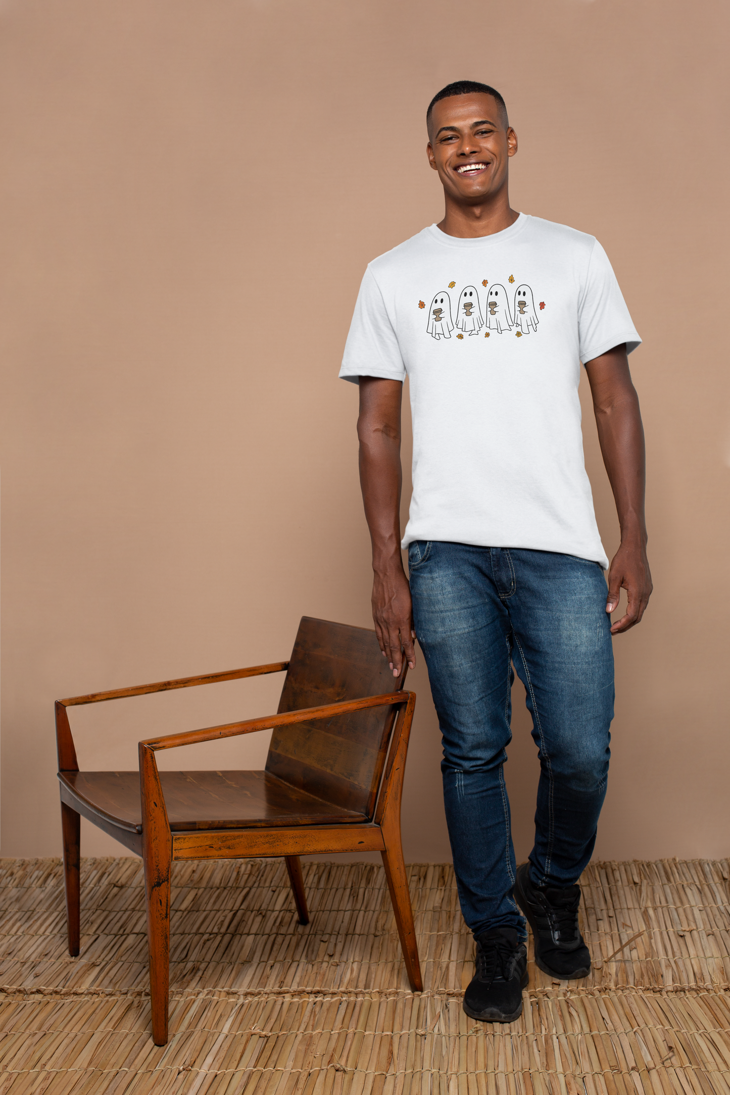 Ghosts & Coffee Fall Graphic Tee