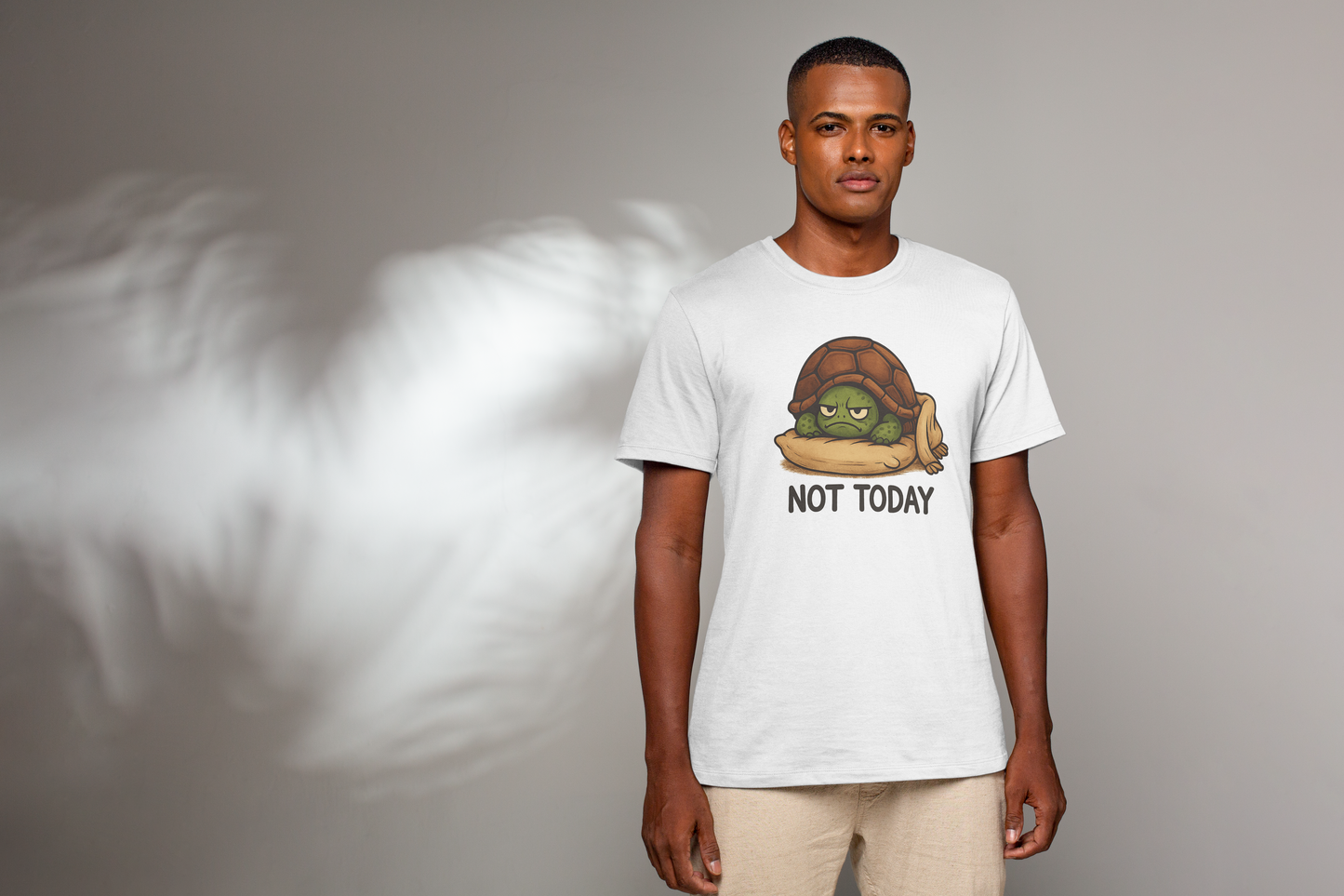 Grumpy Turtle “Not Today” Funny Graphic T-Shirt