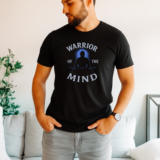 Warrior of the Mind T-Shirt | Inspirational Samurai Zen Graphic Tee for Men & Women