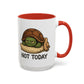 Funny Turtle Coffee Mug – "Not Today" Lazy Animal Cup | Cute Morning Mood Gift for Coffee Lovers