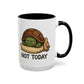 Funny Turtle Coffee Mug – "Not Today" Lazy Animal Cup | Cute Morning Mood Gift for Coffee Lovers
