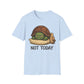 Grumpy Turtle “Not Today” Funny Graphic T-Shirt