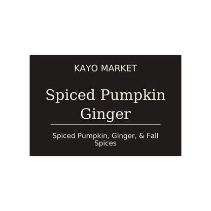 Spiced Pumpkin Ginger Candle – Fall Scented Soy Candle with Warm Pumpkin, Ginger & Autumn Spices | Kayo Market